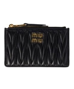 Matelassé-Nappa-Leder-Clutch 8cm