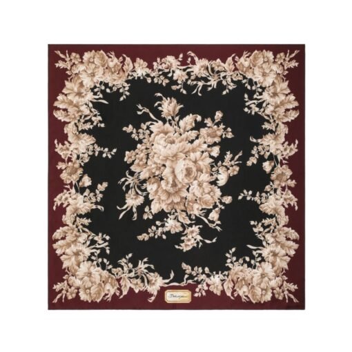 Silk Twill Beige/Schwarz