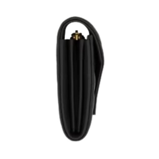 Cassandre matelassierte große Klappenbrieftasche aus Lammleder 19cm – Bild 3