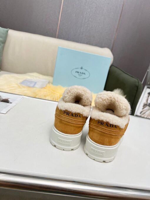 Suede Platform Braun – Bild 4