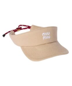 Denim Visor Beige/Amaranth