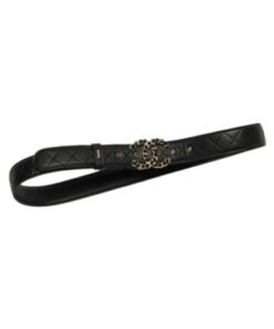 Belt Schwarz/Goldfarben 3cm