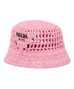 Crochet Bucket Blassrosa