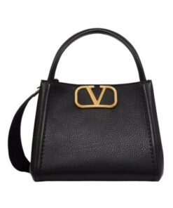 Genarbtes Kalbsleder Schwarz 26cm