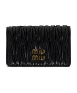 Matelassé-Nappa-Leder-Kartenetui  6.5cm