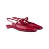 Slingback-Ballerinas Kirschrot 1.5cm