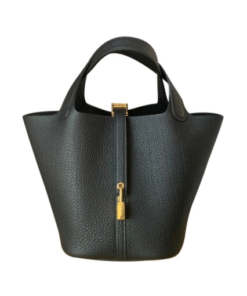 Picotin Lock Togo Schwarz 22 cm