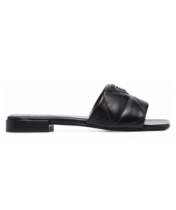 Quilted Sabots Schwarz