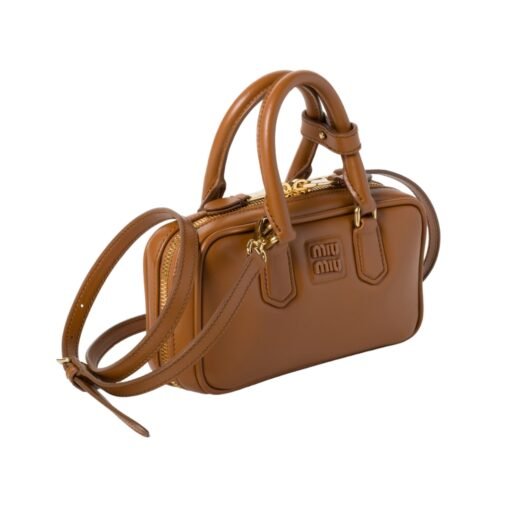 Arcadie-Leder-Mini Cognac 10cm – Bild 2