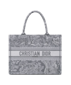 Book Tote Grau/Weiß 36 cm