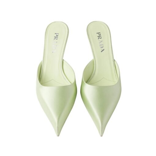 Satin Mules Taufarbe 5.5 cm – Bild 3