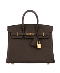 Birkin 25 Togo Schokolade/Gold