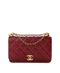 19 Weinrot/Gold 19 cm