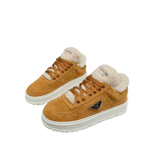 Suede Platform Braun