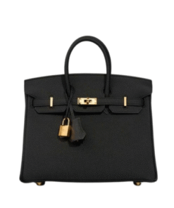 Birkin 25 Togo/Schwarz Gold