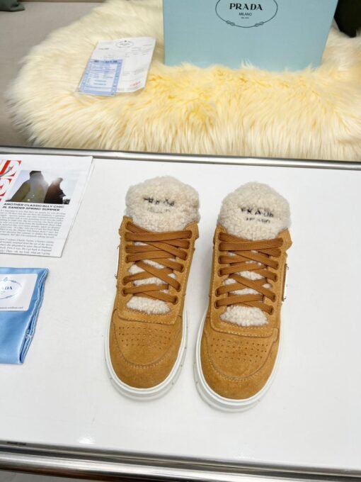 Suede Platform Braun – Bild 6