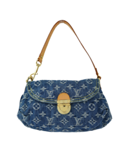 Mini Pleaty Monogram Denim 26 cm