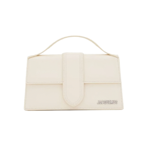 Le Bambino Mini-Tasche aus Leder Silber 17 cm