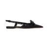 Rockstud Schleifen Ballerina Schwarz