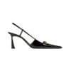 Slingback Schwarz 7.5 cm