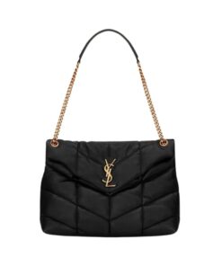 Puffer Medium aus Nappaleder 35cm