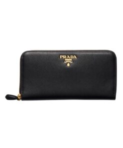 Große Saffiano-Leder-Geldbörse 10.3cm