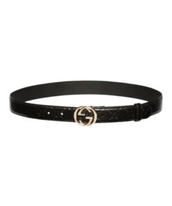 Ineinandergreifende G-Schnalle aus Leder 3cm