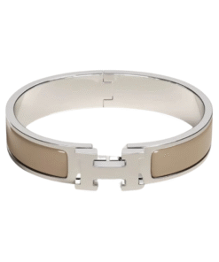 Clic H Beige/Silbern