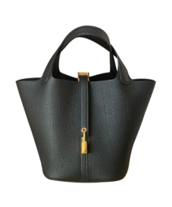 Picotin Lock Togo Schwarz 22 cm