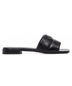 Quilted Sabots Schwarz