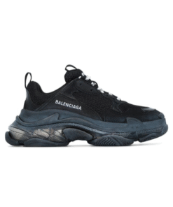 Triple S Clear Sole Schwarz