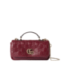 Henkeltasche mit hellgoldfarbener Schmuckverzierung 21.1cm