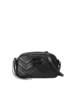 Kleine Marmont Schultertasche Chevron-Muster 24cm