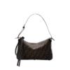 Tasche FF in Braun/Schwarz 34.5 cm
