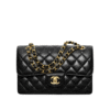 Classic Genarbtes Leder Schwarz 23 cm
