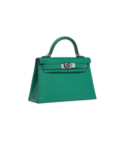 Kelly Mini Epsom Smaragdgrün/Silber