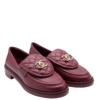 Burgunderrote Loafers